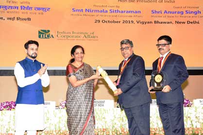 national CSR award to MCL