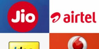 jio, airtel, idea, vodafone