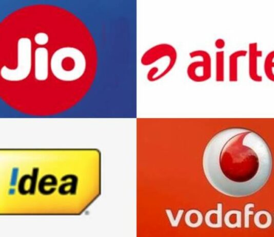 jio, airtel, idea, vodafone